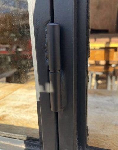 Steel garden gate hinge repair in Hackney, London
